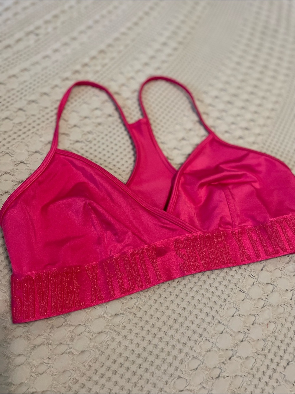 Savage x Fenty Hot Pink Wireless Bralette